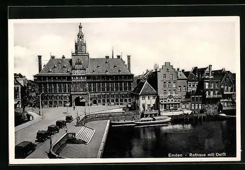 AK Emden, Rathaus mit Delft
