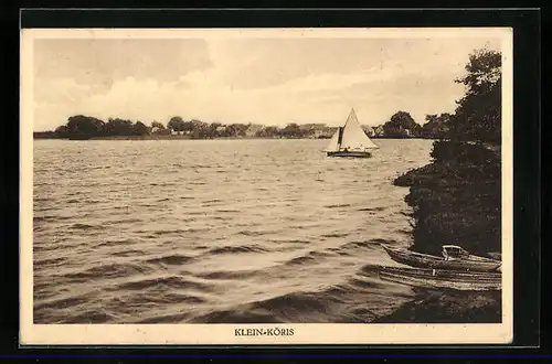AK Klein-Köris, Flusspartie mit Segelboot