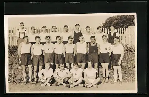 AK Gruppenfoto einer Fussballmannschaft