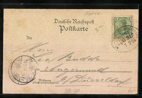 Lithographie Rheindampfer passiert den Loreleyfelsen