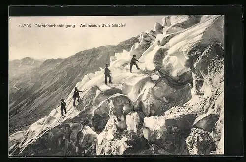 AK Gletscherbesteigung, Ascension d`un Glacier