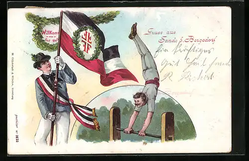 AK Sande b, Bergedorf, Turner des Turnvereins