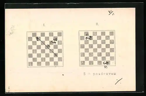 AK Schachzüge beim Fernschach
