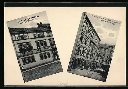 AK Eisenach i. Th., Gasthaus und Restaurant zum Reichsapfel