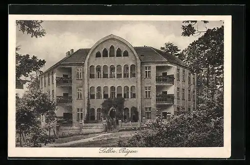 AK Sellin / Rügen, Hotel Loreley, Aussenansicht