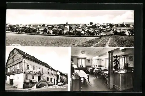 AK Kemel /Ts., Gasthaus zum Adler, Panorama