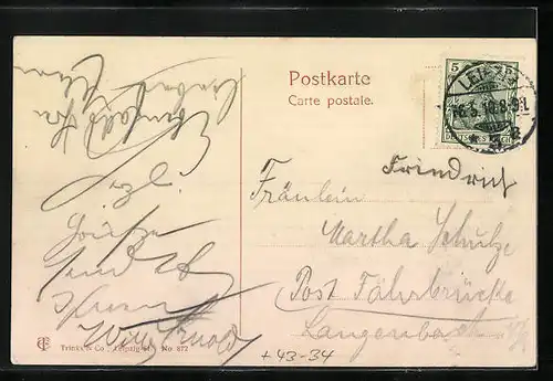 AK Leipzig, Das Krematorium am Südfriedhof