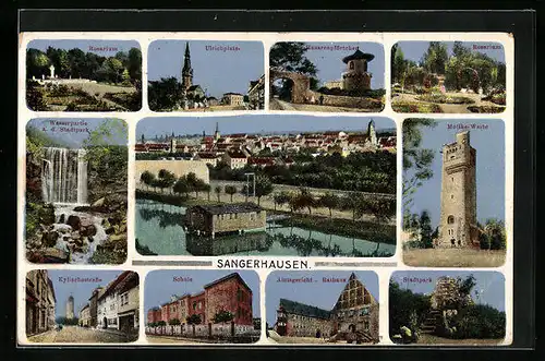 AK Sangerhausen, Ulrichplatz, Schule, Kylischestrasse