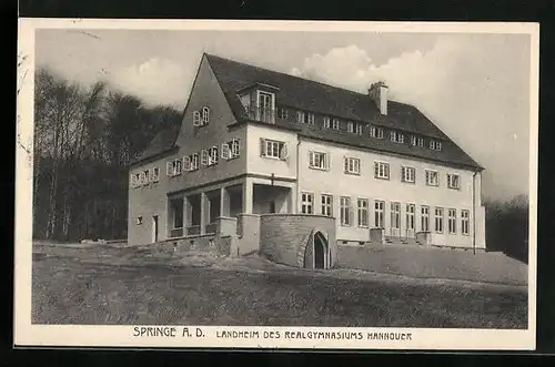 AK Springe A. D., Landheim des Realgymnasiums Hannover