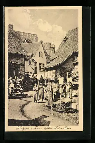 AK Königstein i. Taunus, Alter Hof und Ruine