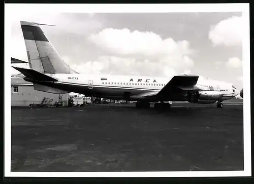 Fotografie Flugzeug - Passagierflugzeug Boeing 707 der Arca Luftfahrtgesellschaft