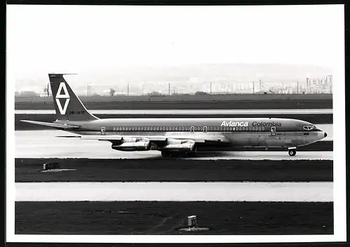 Fotografie Flugzeug - Passagierflugzeug Boeing 707 der Avianca Colombia Luftfahrtgesellschaft