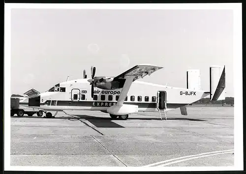 Fotografie Flugzeug - Passagierflugzeug, Schulterdecker der Air Europe Express