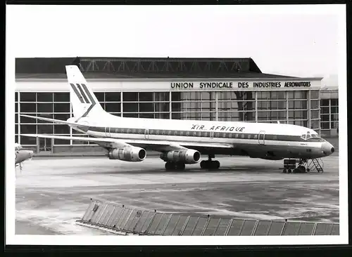 Fotografie Flugzeug - Passagierflugzeug Douglas DC-8 der Air Afrique