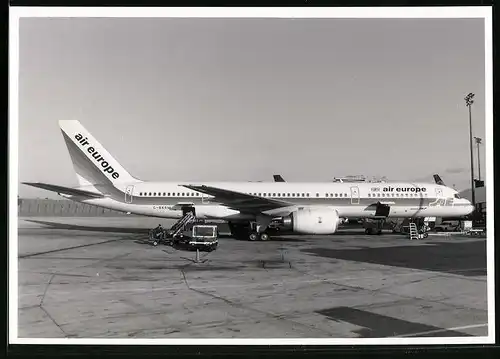 Fotografie Flugzeug - Passagierflugzeug Boeing 757 der Air Europe