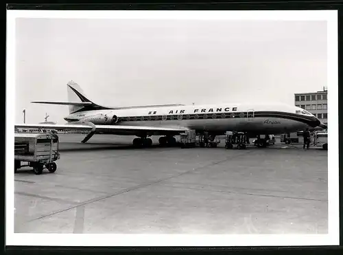 Fotografie Flugzeug - Passagierflugzeug Sud Aviation Caravelle der Air France