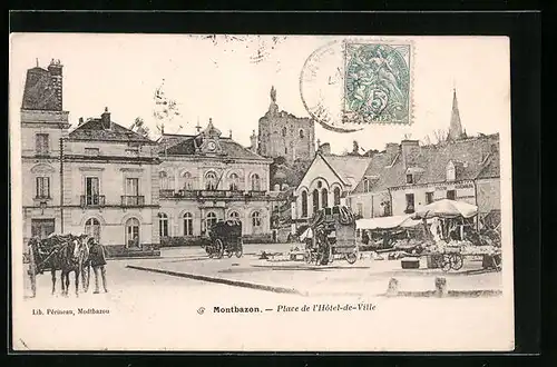 AK Montbazon, Place de l`Hotel-de-Ville