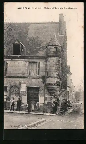AK Saint-Epain, Maison et Tourelle Renaissance