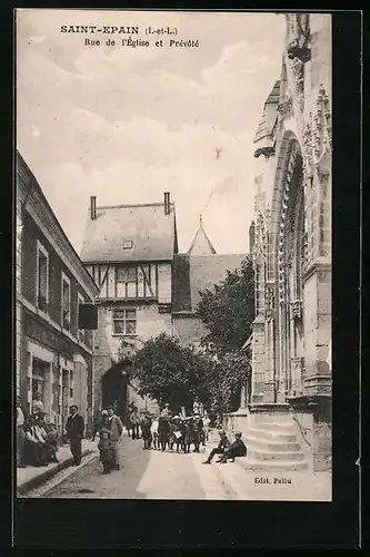 AK Saint-Epain, Rue de l`Eglise et Prevote