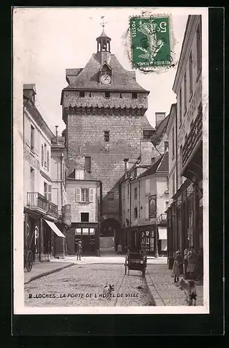 AK Loches, La Porte de l`Hôtel de Ville