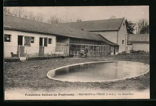 AK Beaumont-en-Véron, Fondation Gréban de Pontourny