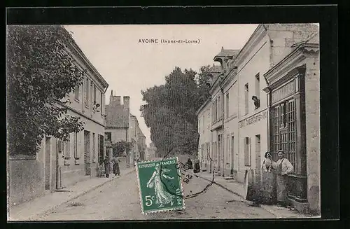 AK Avoine, Une Rue