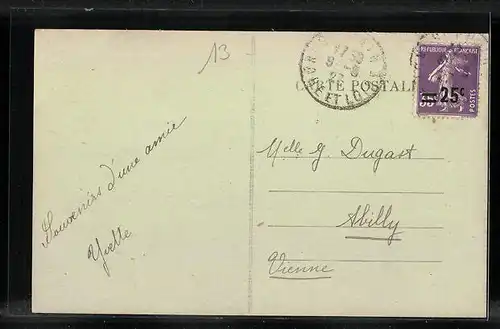 AK Saint-Epain, Rue des Fontaines