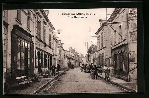 AK Chouzé-sur-Loire, Rue Nationale