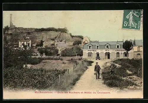 AK Rochecorbon, Coin de Rpchers et Hôtel du Croissant