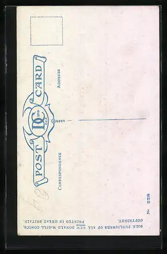 Künstler-AK Donald McGill: Am I having a good time? Now I ask you!