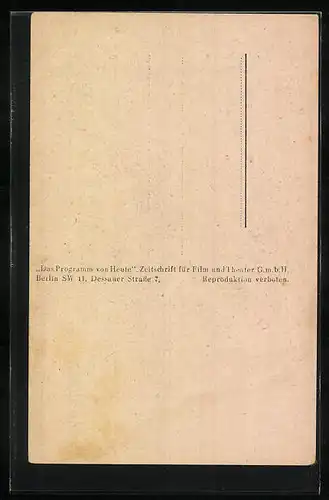 AK Schauspieler Gustav Fröhlich mit grosser Krawatte