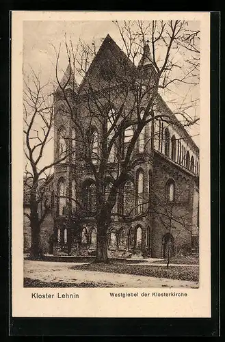 AK Lehnin, Kloster, Westgiebel der Klosterkirche