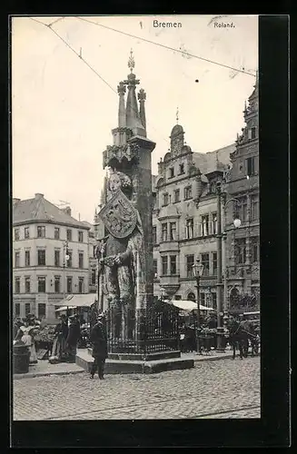 AK Bremen, Roland mit Markt