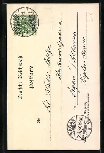 AK Freiburg i. B., Ortspartie beim Kaufhaus