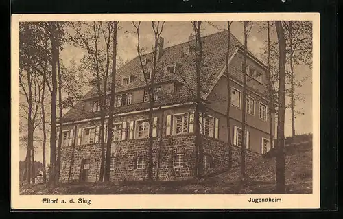 AK Eitorf a. d. Sieg, Gesamtansicht vom Jugendheim