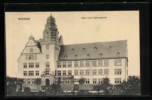 AK Worms, Das neue Gymnasium in der Gesamtansicht