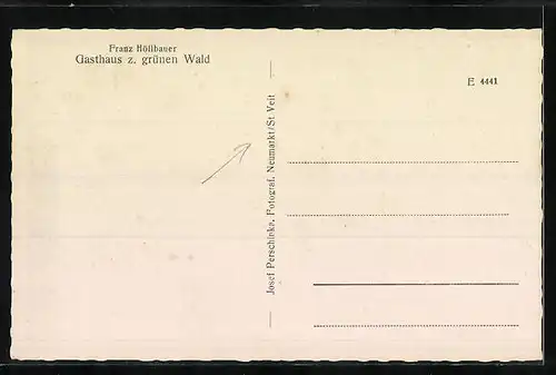 AK Neumarkt-St. Veit, Gasthaus zum grünen Wald