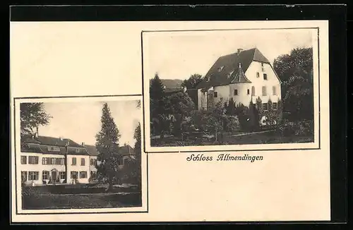 AK Allmendingen, Verschiedene Ansichten vom Schloss