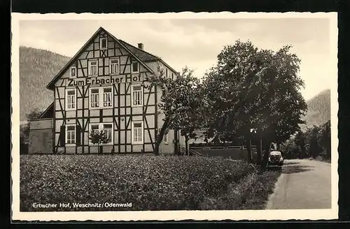 AK Weschnitz /Odenwald, Hotel Posterholungsheim Erbacher Hof