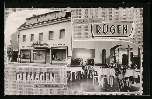 AK Remagen, Cafe Hotel Rügen