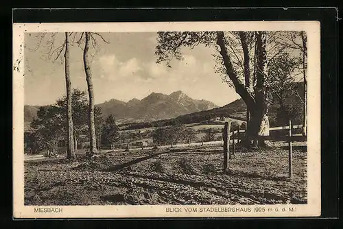 AK Miesbach, Blick vom Stadelberghaus