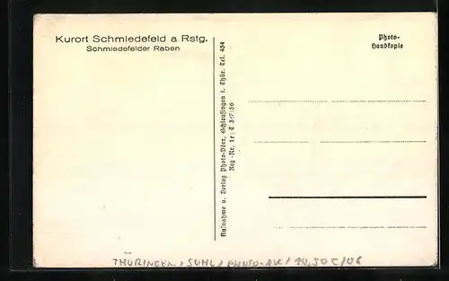 AK Schmiedefeld am Rennsteig, Schmiedefelder Raben am Brunnen