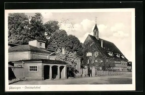 AK Göppingen, Teilansicht des Christophbades