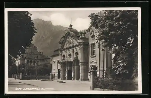AK Bad Reichenhall, Teilansicht des Kurhauses