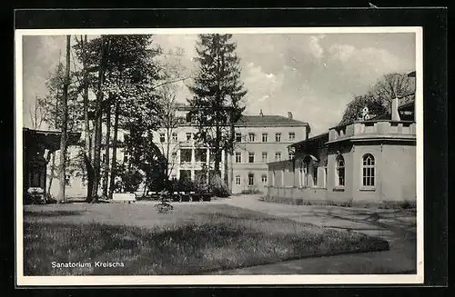 AK Kreischa, Sanatorium von Aussen betrachtet