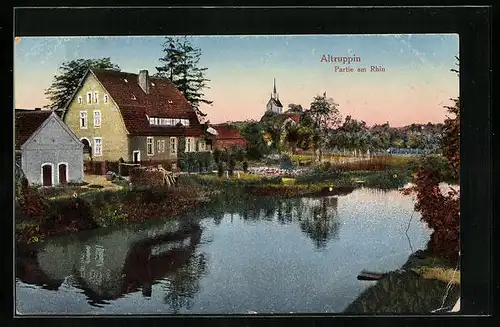 AK Altruppin, Partie am Rhin