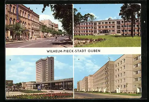 AK Guben, Wilhelm-Pieck-Strasse, Guben-Oberschule