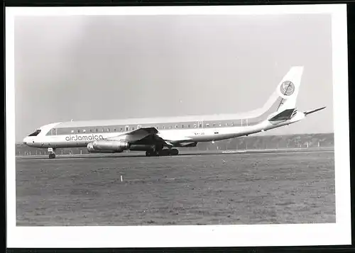 Fotografie Flugzeug Douglas DC-8, Passagierflugzeug der Air Jamaica, Kennung 6Y-JII