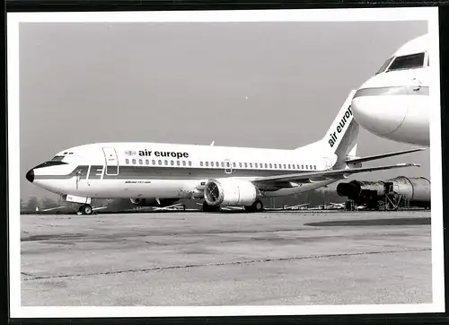 Fotografie Flugzeug Boeing 737, Passagierflugzeug der Air Europe