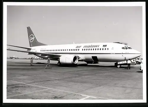 Fotografie Flugzeug Boeing 737, Passagierflugzeug der Air Malawi